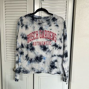 Busch Gardens Red, White and Blue Long Sleeve Tee